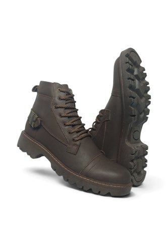 Botas En CUERO Para Hombre Marca Monserrate Ref Salento Color Café Monserrate