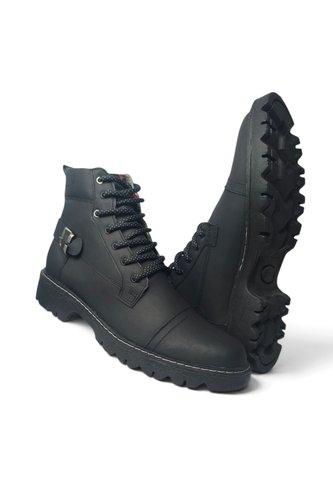 Botas En CUERO Para Hombre Marca Monserrate Ref Salento Color Negro Monserrate