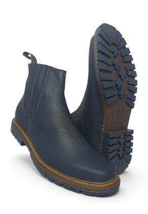 Botas En CUERO Para Hombre Marca Monserrate Ref El Aventurero Color Azul