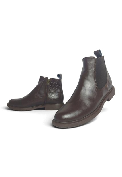 Botas En CUERO Para Hombre Marca Monserrate Ref Calarcá Color Café