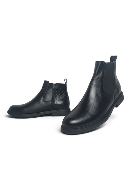 Botas En CUERO Para Hombre Marca Monserrate Ref Calarcá Color Negro