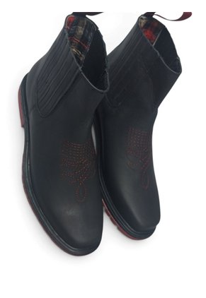 Botas En CUERO Para Hombre Marca Monserrate Ref El Aventurero Color Azul