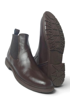 Botas En CUERO Para Hombre Marca Monserrate Ref Calarcá Color Café