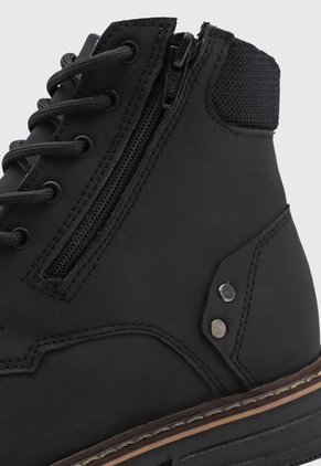 Bota Casual Negro-Café-Beige Monserrate