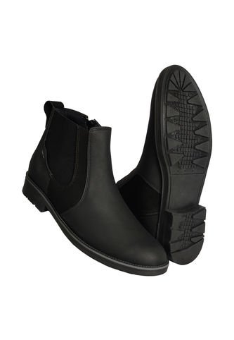 Botas En Cuero Para Hombre Color Negro Marca Monserrate R.Galope Monserrate