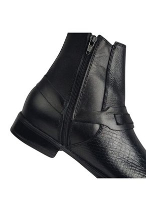 Botas En CUERO Para Hombre Marca Monserrate Ref Potro Color Negro