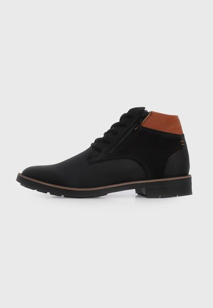 Bota Casual Negro-Miel Monserrate