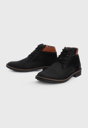 Bota Casual Negro-Miel Monserrate