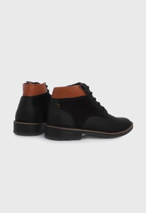 Bota Casual Negro-Miel Monserrate