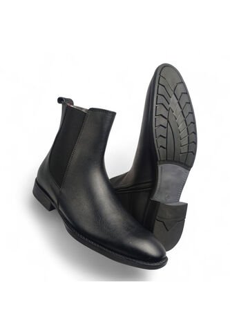 Botas En CUERO Para Hombre Marca Monserrate Ref Fontanar Color Negro Monserrate