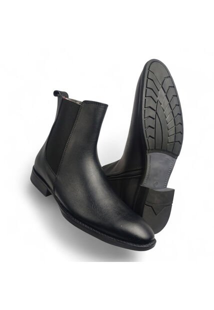 Botas En CUERO Para Hombre Marca Monserrate Ref Fontanar Color Negro