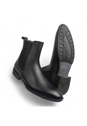 Botas En CUERO Para Hombre Marca Monserrate Ref Fontanar Color Negro