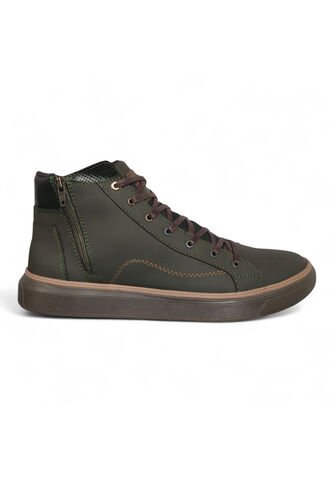 Tenis En CUERO Para Hombre Marca Monserrate Ref. Huracán Color Verde Monserrate