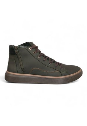 Tenis En CUERO Para Hombre Marca Monserrate Ref. Huracán Color Verde