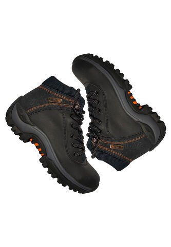 Botas En Cuero Outdoor Para Mujer Color Negro MoreLiber By Monserrate Gaia Monserrate