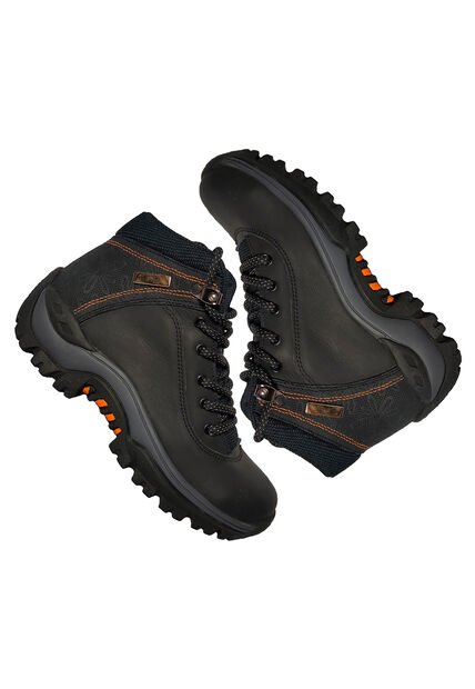 Botas En Cuero Outdoor Para Mujer Color Negro MoreLiber By Monserrate Gaia