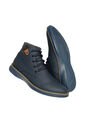 Botines En Cuero Para Hombre Color Azul Marca Monserrate Ref. Cienaga de Monserrate