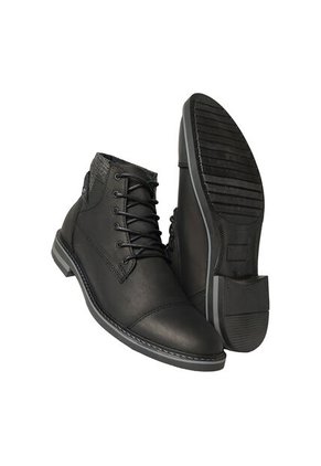 Botas En Cuero Para Hombre Color Negro Marca Monserrate Ref. Galeras