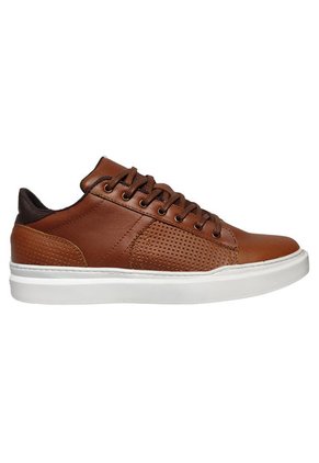 Tenis En Cuero Para Hombre Marca Monserrate Ref. Mulato Color Miel