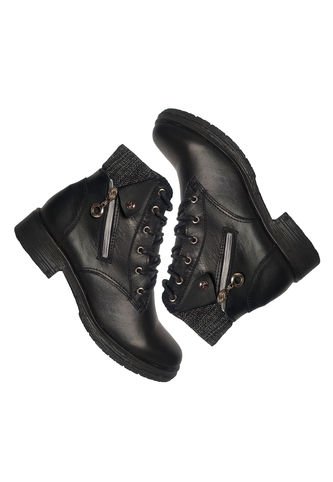 Bota En Cuero Para Mujer Color Negro MoreLiber Ref. Ambrosia Monserrate