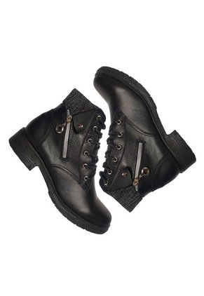 Bota En Cuero Para Mujer Color Negro MoreLiber Ref. Ambrosia