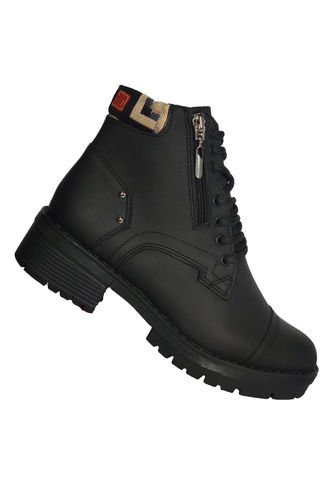 Bota En Cuero Para Mujer Color Negro MoreLiber Ref. Zafiro Monserrate