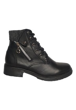 Bota En Cuero Para Mujer Color Negro MoreLiber Ref. Ambrosia