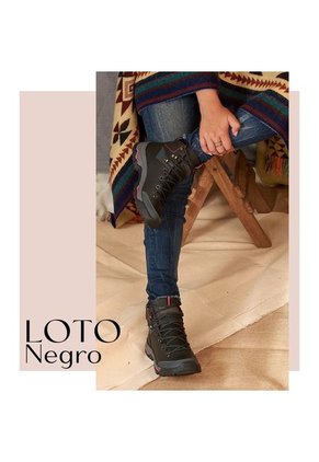 Botas En Cuero Outdoor Para Mujer Color Negro Marca Monserrate Ref. Loto
