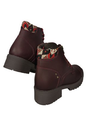 Bota En Cuero Para Mujer Color Vinotinto MoreLiber Ref. Zafiro