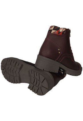 Bota En Cuero Para Mujer Color Vinotinto MoreLiber Ref. Zafiro