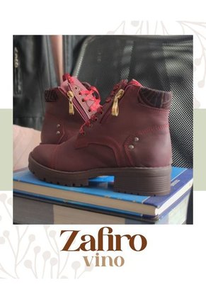 Bota En Cuero Para Mujer Color Vinotinto MoreLiber Ref. Zafiro