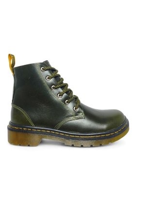 Botines De Mujer En Cuero Color Verde Esmeralda MoreLiber Ref. Épica