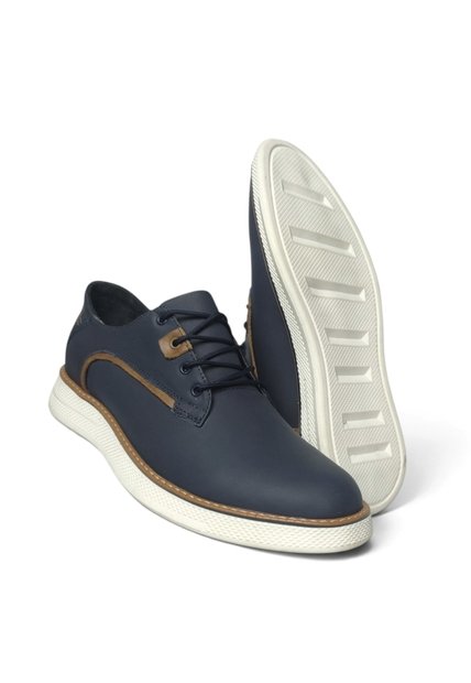Zapatos En CUERO Para Hombre Marca Monserrate Ref Delta Color Azul
