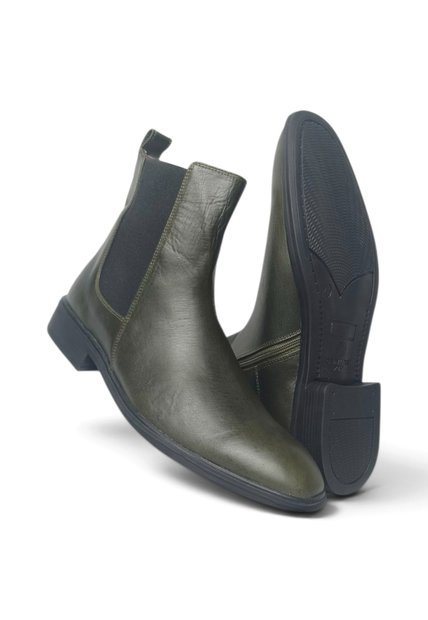 Botas En CUERO Para Hombre Marca Monserrate Ref Fontanar Color Verde
