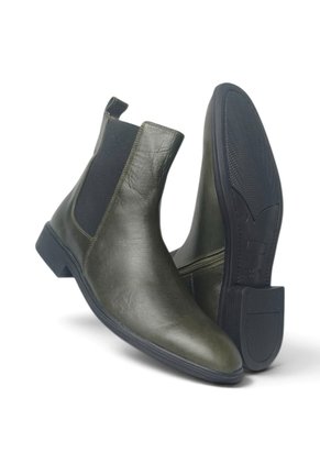 Botas En CUERO Para Hombre Marca Monserrate Ref Fontanar Color Verde