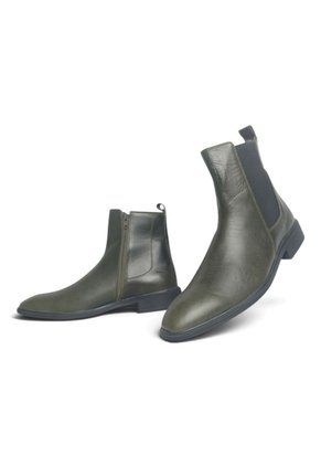 Botas En CUERO Para Hombre Marca Monserrate Ref Fontanar Color Verde