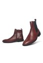 Botas En CUERO Para Hombre Marca Monserrate Ref Fontanar Color Vino de Monserrate
