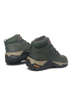 Botas En CUERO Para Hombre Marca Monserrate Ref Niebla Color Verde