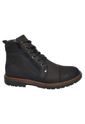 Botas En Cuero Para Hombre Color Negro Marca Monserrate Ref. Invicto