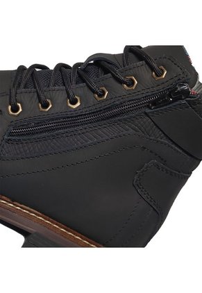 Botas En Cuero Para Hombre Color Negro Marca Monserrate Ref. Invicto