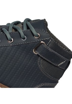 Tenis En Cuero Para Hombre En Bota Color Gris Marca Monserrate Ref. Coral