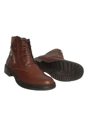 Bota En Cuero Para Mujer Color Miel MoreLiber Ref. Ambrosia