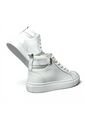 Tenis En CUERO Para Mujer Marca Moreliber Ref Prisma Color Blanco de Monserrate