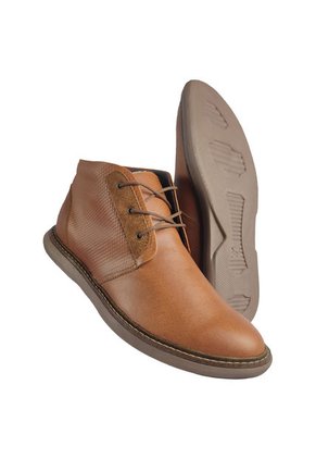Botas En Cuero Para Hombre Miel Marca Monserrate Ref. Batan