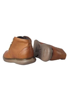 Botas En Cuero Para Hombre Miel Marca Monserrate Ref. Batan