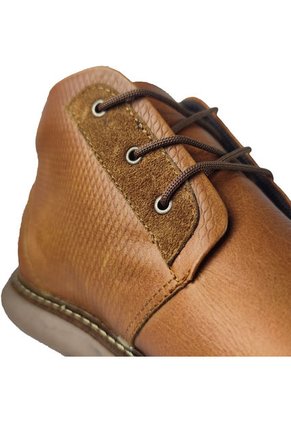 Botas En Cuero Para Hombre Miel Marca Monserrate Ref. Batan