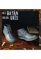 Botas En Cuero Para Hombre Gris Marca Monserrate Ref. Batan de Monserrate