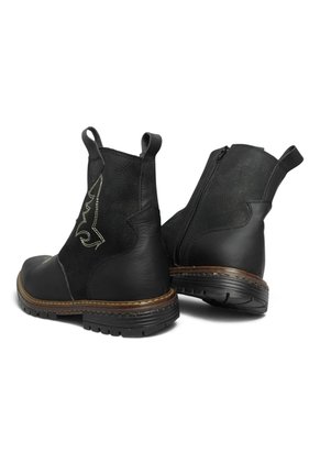 Botas En CUERO Para Hombre Marca Monserrate Ref Rodeo Color Negro