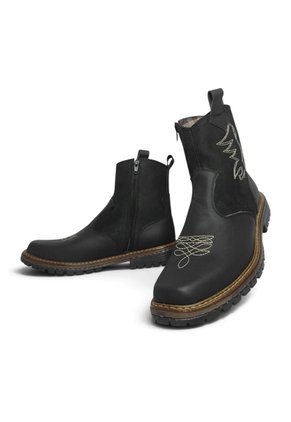 Botas En CUERO Para Hombre Marca Monserrate Ref Rodeo Color Negro