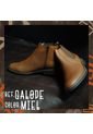 Botas En Cuero Para Hombre Color Miel Marca Monserrate R.Galope de Monserrate